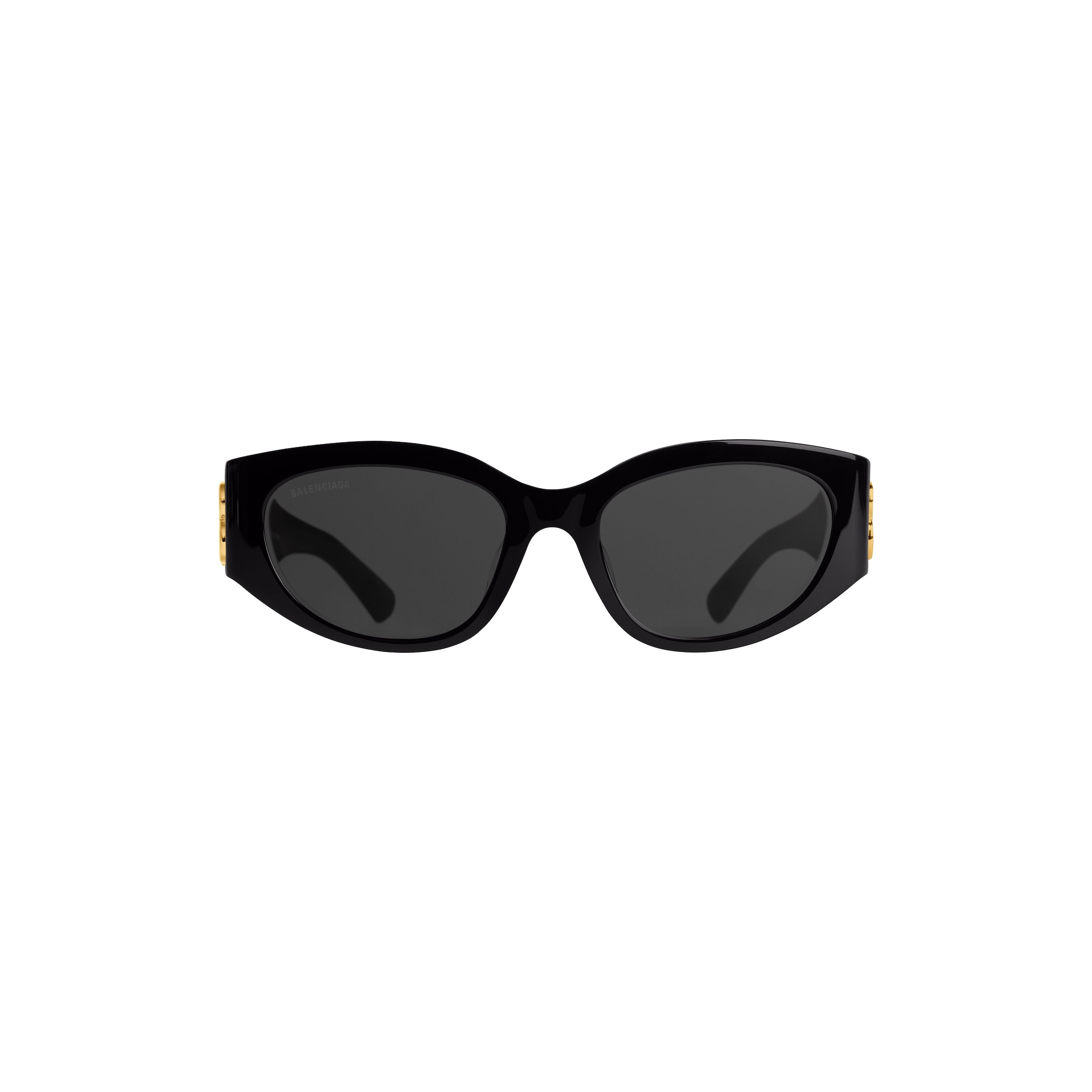 Women’s Bossy Round Af Sunglasses in Black - Image 1